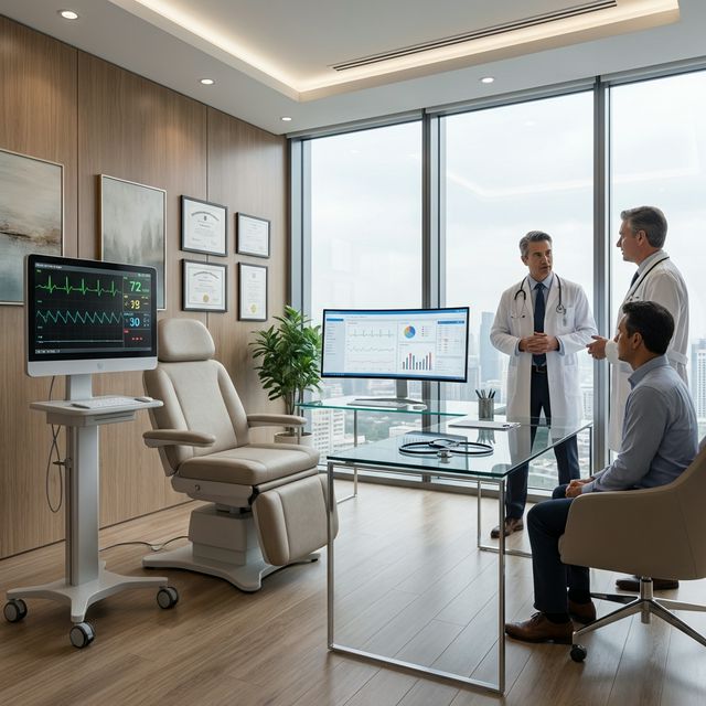 Équipement de cardiologie moderne au Sénégal